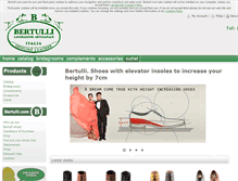 Tablet Screenshot of bertulli.com
